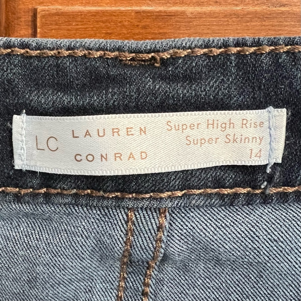 LC Lauren Conrad Super High Rise Supper Skinny Jeans - Picture 8 of 8